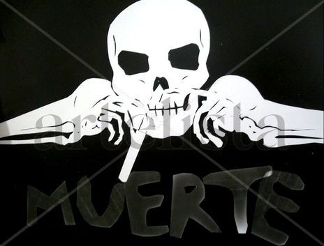 Muerte inhalando