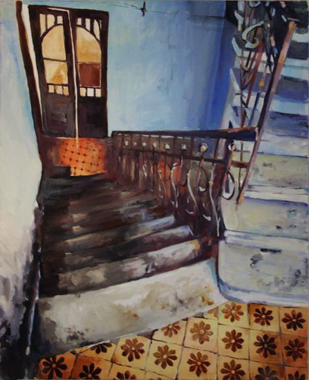 Escalera Oil Canvas Others