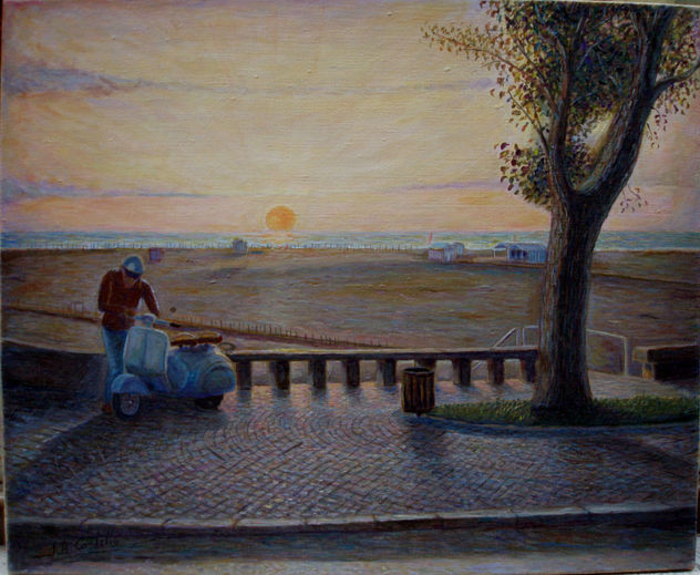 "Atardecer en la playa de Figueira da foz, Portugal"