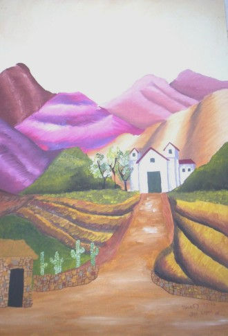 Pircas y capilla