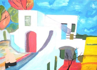 El hombre que está solo y espera