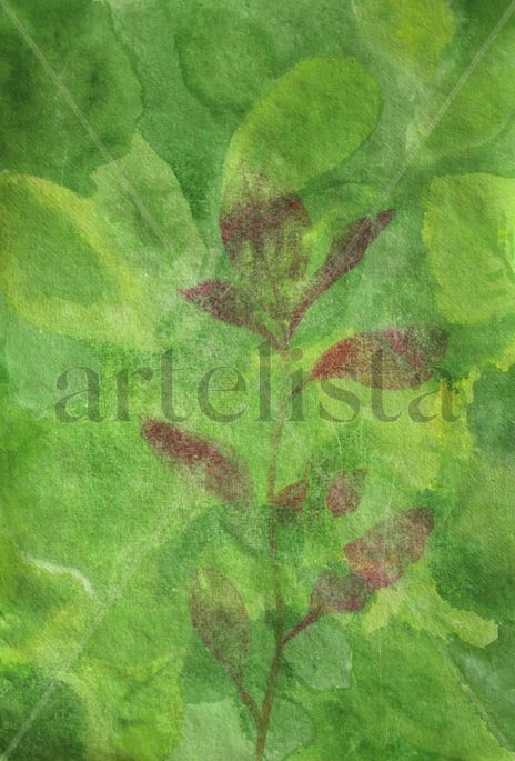 Green-red leaves