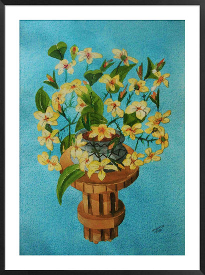 Floral-5- Watercolour Card Floral Painting