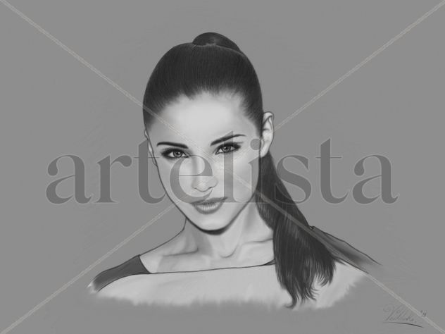 Retrato de Elsa Pataky.