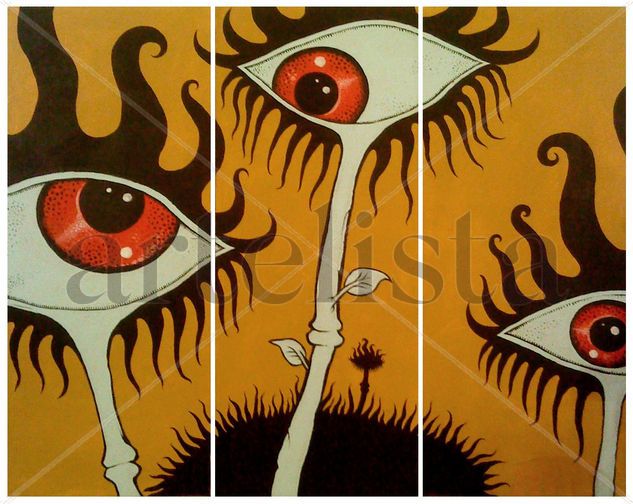 Tall-OJO (tríptico) Acrylic Canvas Others