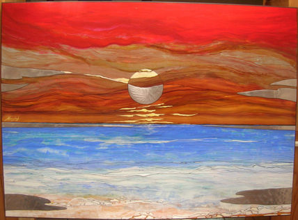 Marina atardecer