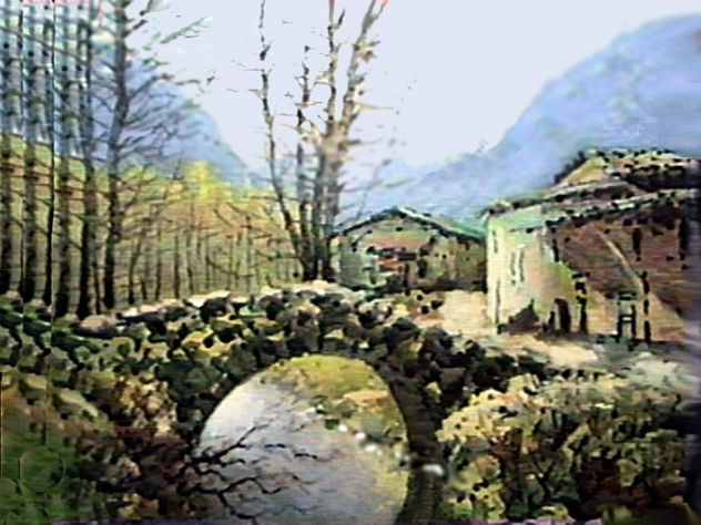 Puente sobre el Deva (Asturias)
