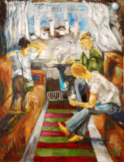 Vagón 2. Oil Canvas Others