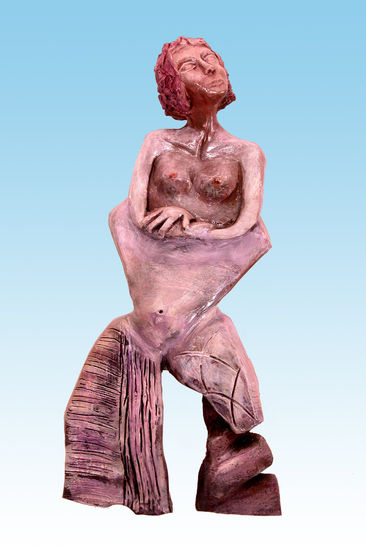 woman in love Pottery Figurative