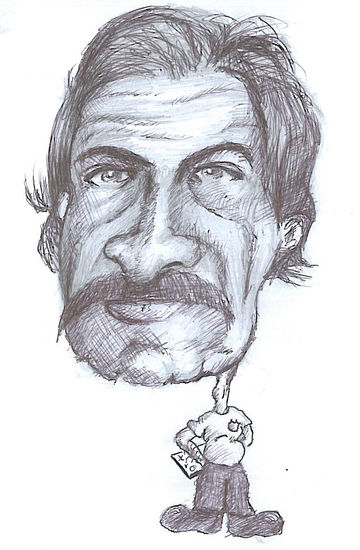 Ricardo laVolpe la Caricarura. 