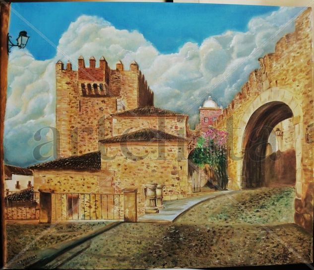 arco de la estrella (Cáceres) Oil Canvas Landscaping