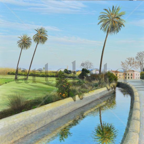 Aljufia Oil Canvas Landscaping