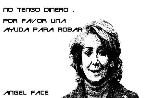 Esperanza Aguirre no tiene ni un puto duro