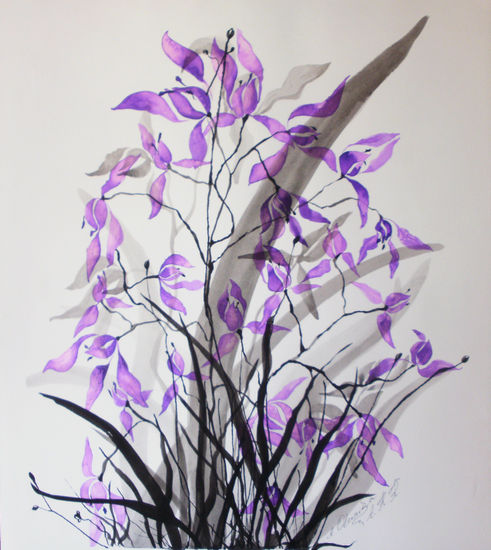 ORQUIDEA Watercolour Paper Floral Painting