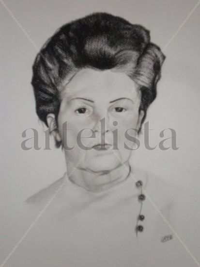 Abuela de un amigo Charcoal