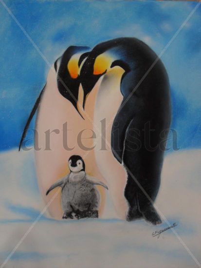 Pingüinos Charcoal