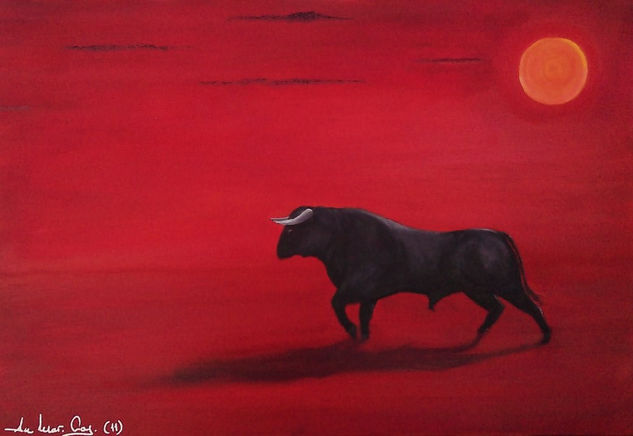 EL TORO Oil Canvas Animals