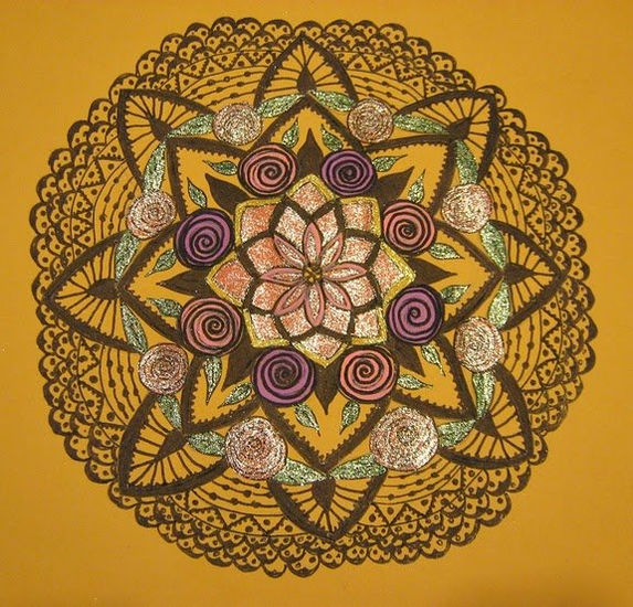 MANDALA... Tinta Cartulina Otros