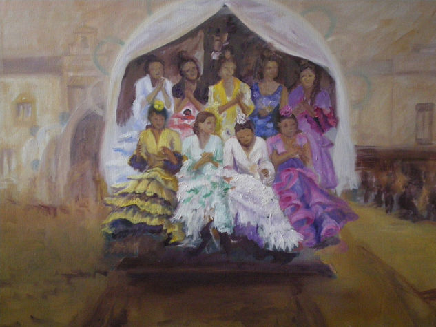 Carreta del Rocio Oil Canvas Others