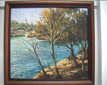 Cala Llombards Oil Canvas Landscaping