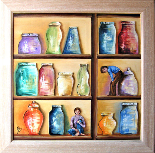 El estante Oil Canvas Others