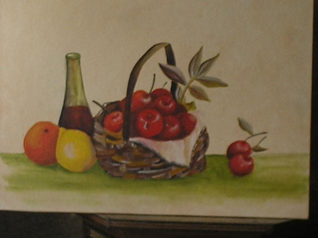 Mesa con frutas Oil Canvas Landscaping