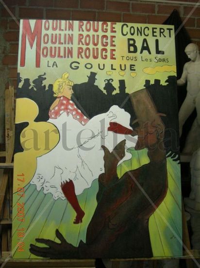 Moulin Rouge Oil Canvas Others