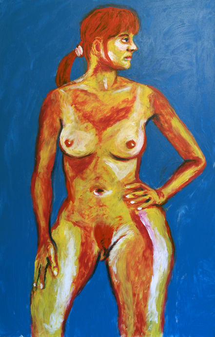 desnudo delantero de mujer