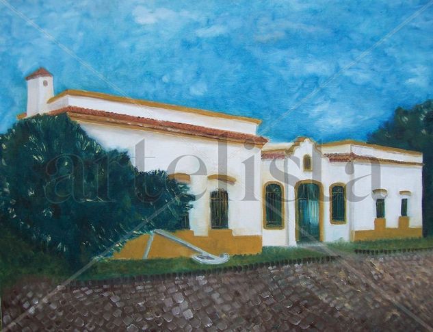 nuestro museo Oil Canvas Landscaping