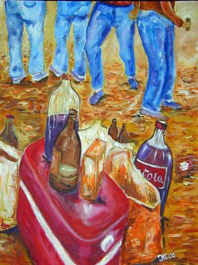 botellon Acrylic Canvas Still Life Paintings