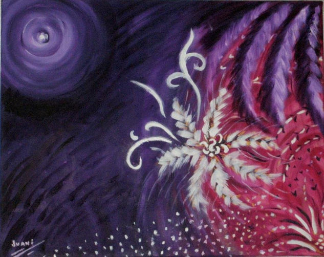 universo rosa Oil Canvas Landscaping