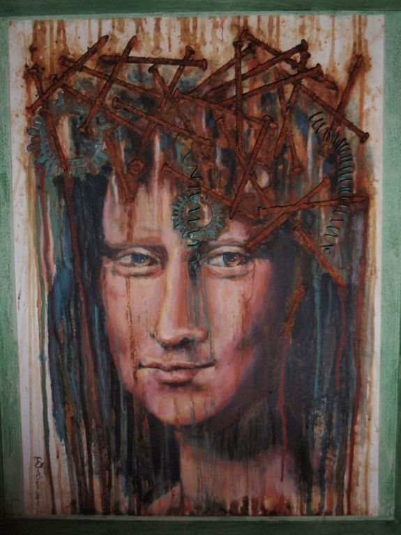 La Gioconda con dolor de cabeza