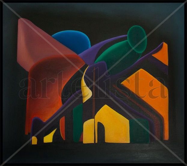 Entropia Geometrica Oil Canvas Others