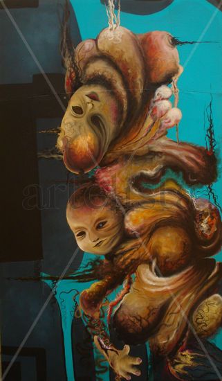 PEQUEÑOS FUTUROS Oil Canvas Figure Painting