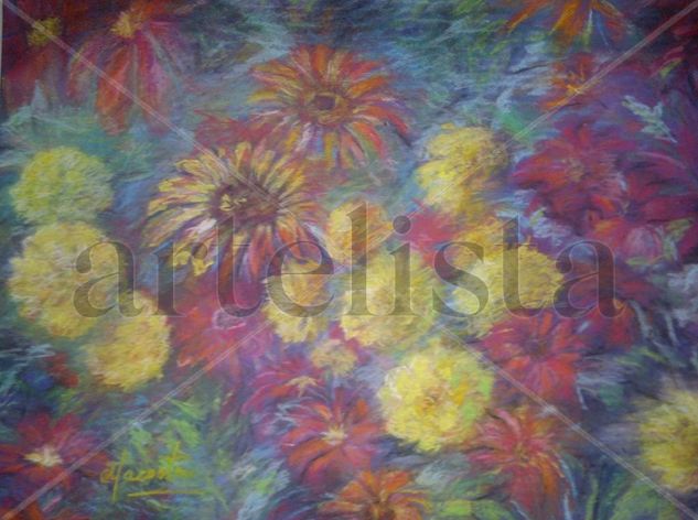 Flores Silvestres Pastel Papel Floral