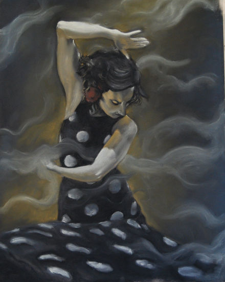 Candela Pastel Canvas Figure Painting