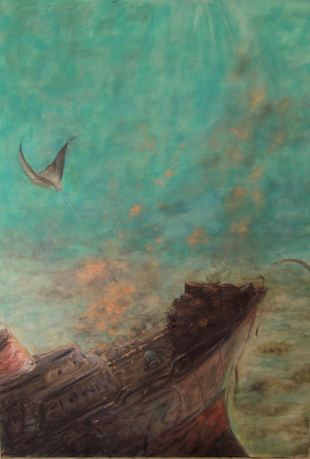 Épave II, (Wreck II), 60x45, Abril 2011