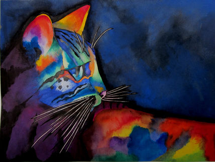 Gato pensativo