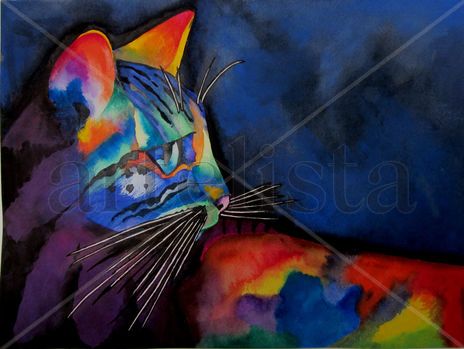 Gato pensativo