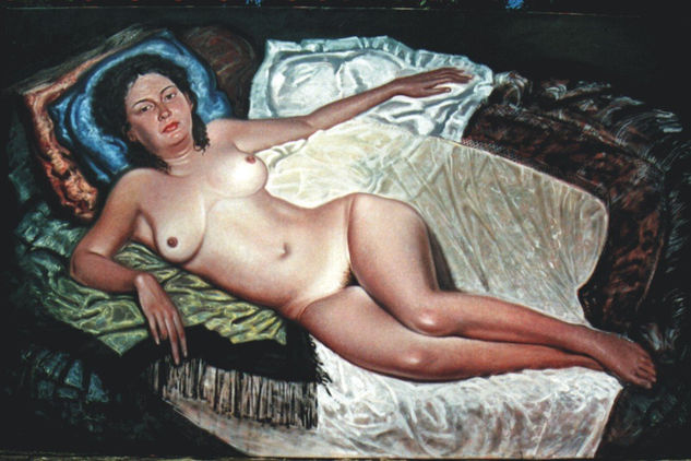 MARÍA BELÉN (NUEVA ISIS) Oil Canvas Nude Paintings