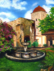 ANTIGUA Oil Canvas Landscaping