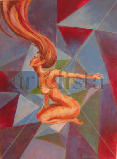 Cristalia Acrylic Canvas Nude Paintings