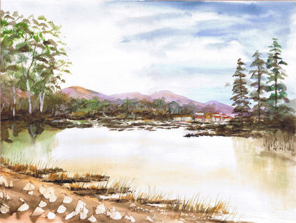 Pueblo en el Lago