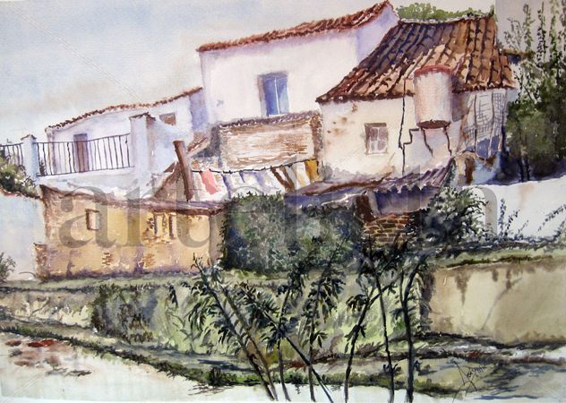 casas junto al rio