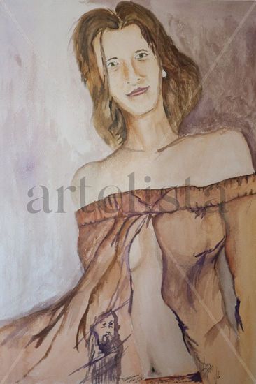 Susana Watercolour Paper Figure Painting