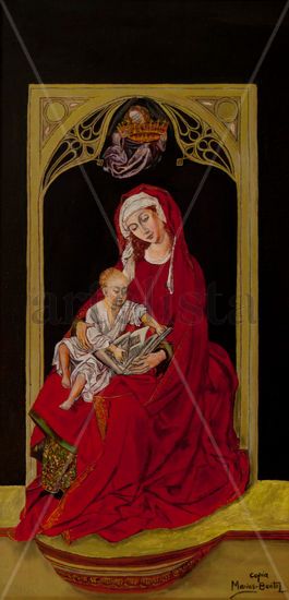 Virgen con Niño de Van der Weyden (copia) Oil Others Figure Painting