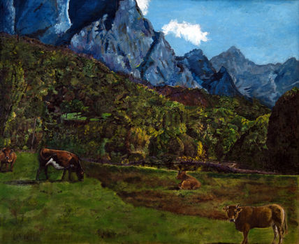 Paisaje con vacas -...