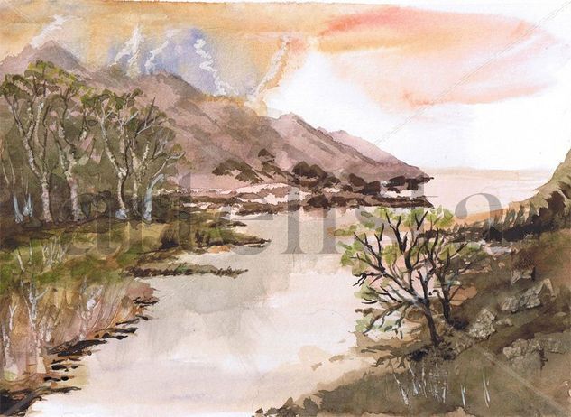 La tormenta Watercolour Paper Landscaping