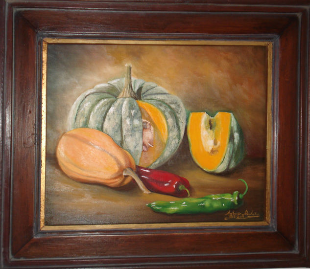 calabazas y pimientos 