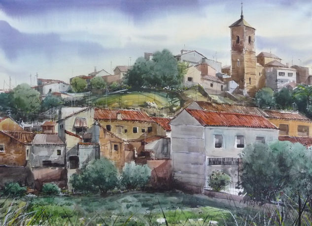 NOBLEJAS (TOLEDO.) Watercolour Paper Landscaping